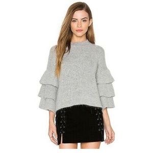 Endless Rose Ruffle Sleeve Sweater